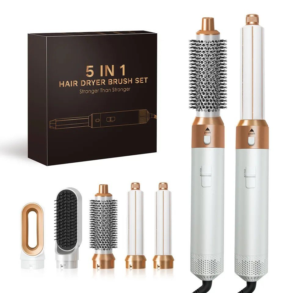 LOFTY Haarbürste Haarstyler, Airstyler, Lockenstab, Haarstyler, 5 in 1 Haarstyling, Hochwertige Verarbeitung, Damengeschenk von LOFTY