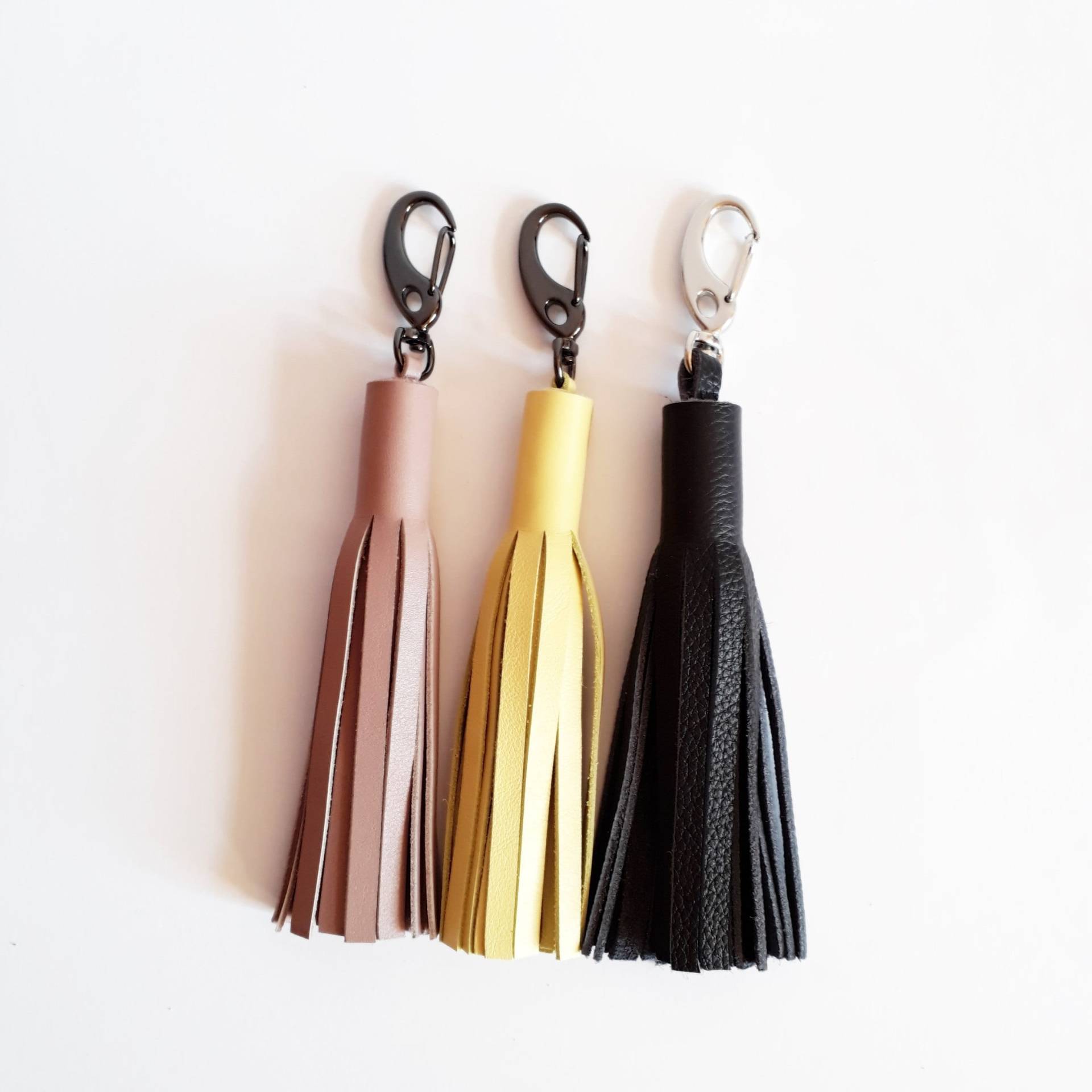 Leder Quaste Schlüsselanhänger Taschenanhänger, Schlüsselanhänger Leder Quaste Schlüsselanhänger Taschenanhänger, Schlüsselanhänger von LOFbags