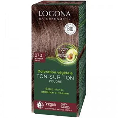 LOGONA 03013 Haarfarbe Braun - Haarfarbe (Braun, Kastanienbraun, normales Haar, pflegend, Frauen, Avocadoöl) von LOGONA Naturkosmetik