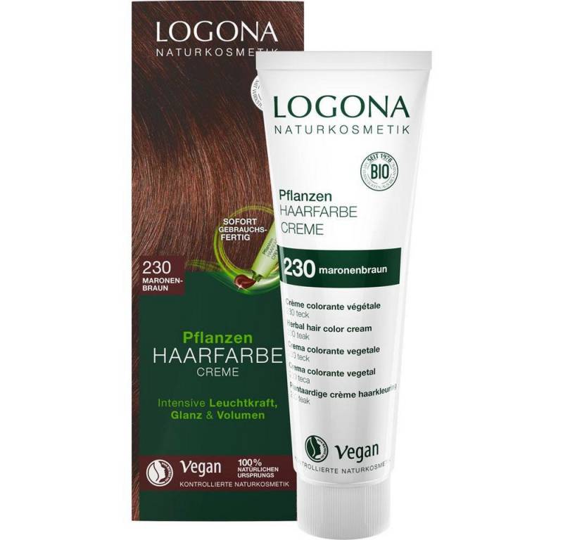 LOGONA Haarfarbe Haarfarbe Creme - 230 Maronen-Braun 150ml von LOGONA
