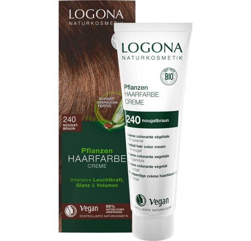 LOGONA Haarfarbe Haarfarbe Creme - 240 Nougat-Braun 150ml von LOGONA
