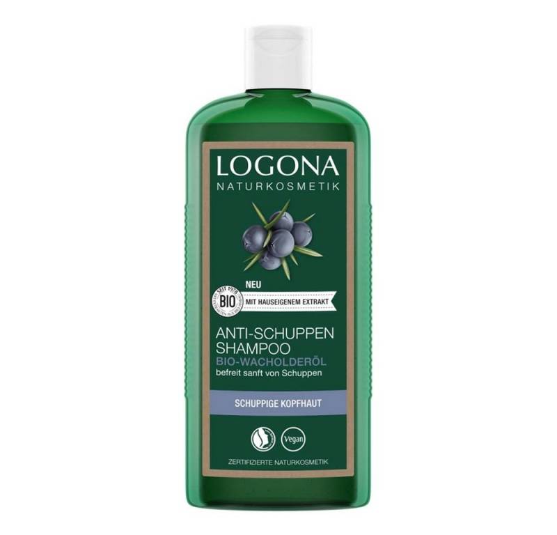 LOGONA Haarshampoo Wacholderöl - Anti-Schuppen Shampoo 250ml von LOGONA