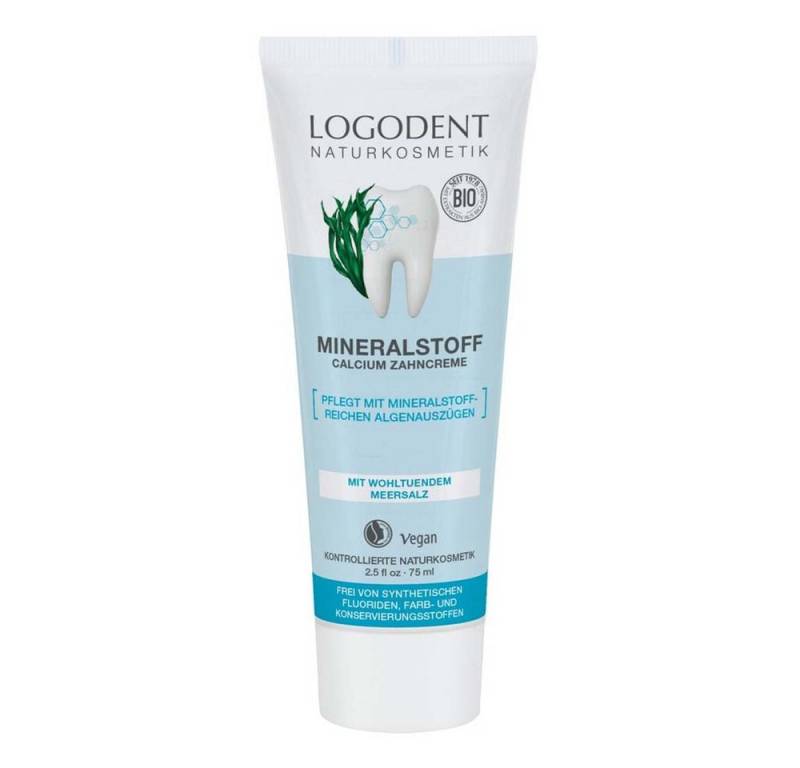LOGONA Zahnpasta Zahncreme - Mineralstoff 75ml 2er Pack von LOGONA