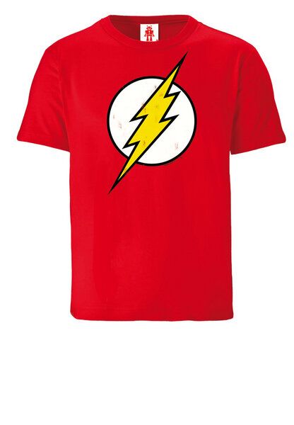 LOGOSH!RT LOGOSHIRT - DC Comics - Flash - Blitz-Logo - Bio T-Shirt Print - Junge & Mädchen von LOGOSH!RT