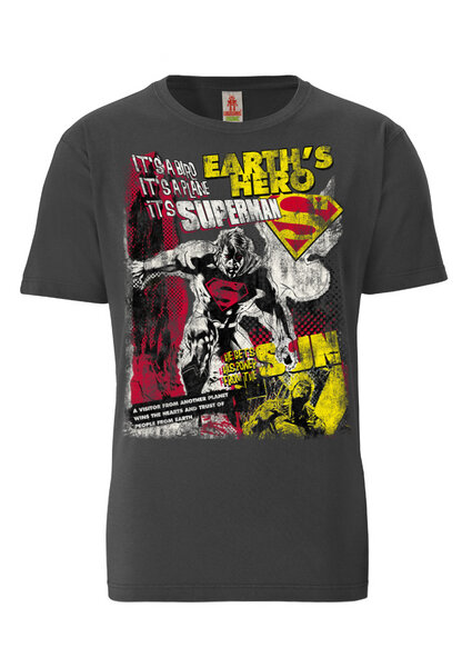 LOGOSH!RT LOGOSHIRT - DC - Superman - Earth Hero - 100% Organic Cotton - T-Shirt von LOGOSH!RT