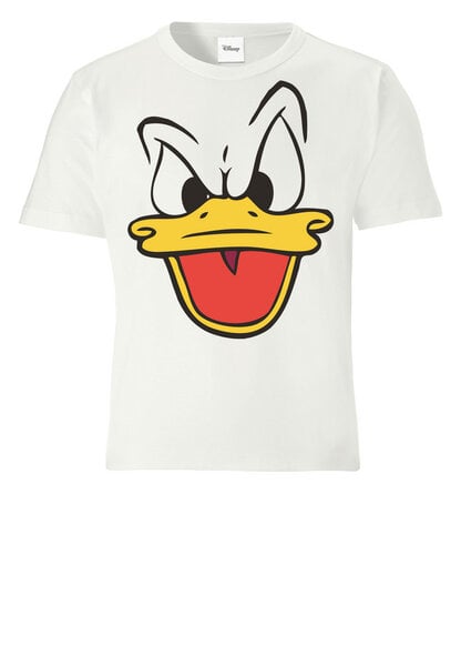 LOGOSH!RT LOGOSHIRT - Disney - Donald Duck - Gesicht - Kinder Bio - Organic T-Shirt Print von LOGOSH!RT