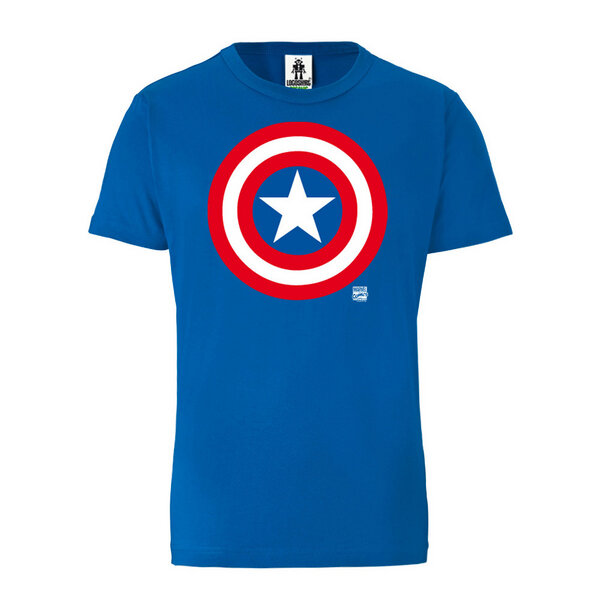 LOGOSH!RT LOGOSHIRT - Marvel - Captain America - Logo - Organic T-Shirt von LOGOSH!RT