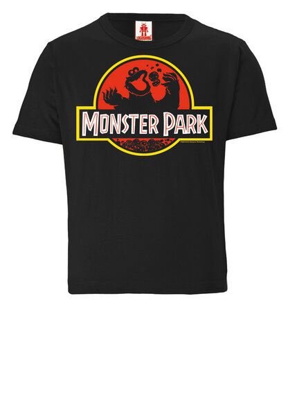 LOGOSH!RT LOGOSHIRT - Sesamstrasse - Krümelmonster - Monster Park - Bio T-Shirt Print - Kinder von LOGOSH!RT
