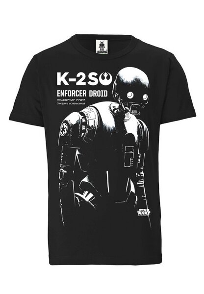 LOGOSH!RT LOGOSHIRT - Star Wars - Rogue One - K-2SO - Organic T-Shirt von LOGOSH!RT