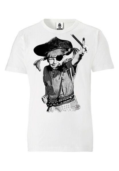 LOGOSH!RT Logoshirt® Pippi Langstrumpf I Pirat I Organic T-Shirt Print I Unisex von LOGOSH!RT