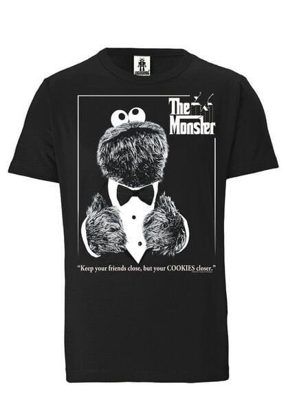LOGOSH!RT Logoshirt® Sesamstrasse I Krümelmonster I Der Pate I The Monster I Organic T-Shirt Print von LOGOSH!RT
