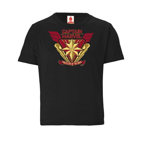 LOGOSH!RT Marvel - Captain Marvel - Protector of the Skies - Kinder Bio T-Shirt von LOGOSH!RT