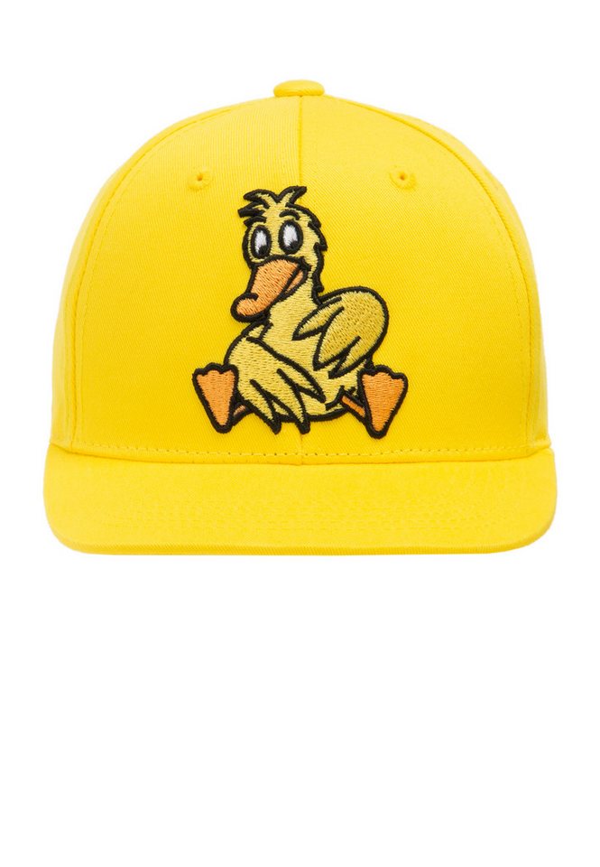 LOGOSHIRT Baseball Cap Maus - Ente sitzt mit detailreicher Stickerei von LOGOSHIRT