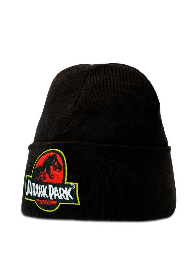 LOGOSHIRT Beanie Jurassic Park mit lizenziertem Originaldesign von LOGOSHIRT