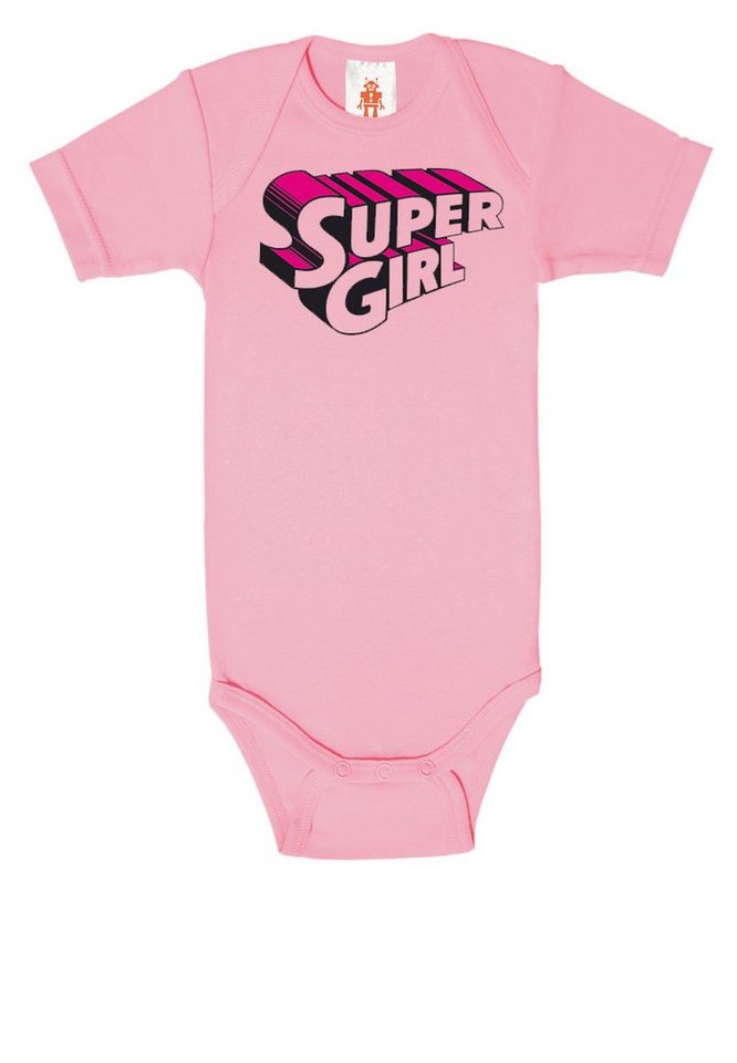 LOGOSHIRT Body mit trendigem Super-Girl-Schriftzug von LOGOSHIRT