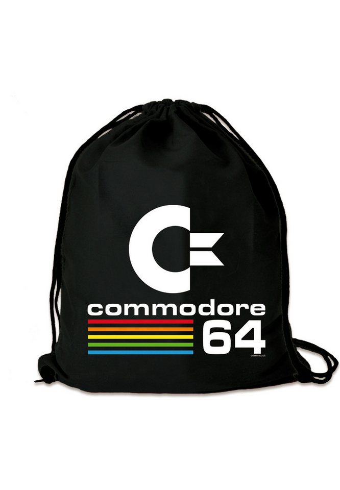 LOGOSHIRT Kulturbeutel Commodore 64 Logo, mit coolem Motiv von LOGOSHIRT