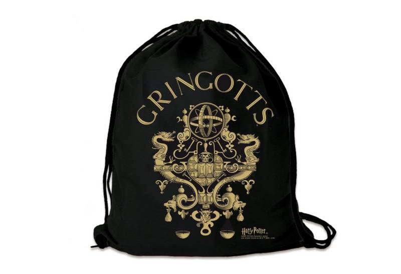 LOGOSHIRT Kulturbeutel Turnbeutel Harry Potter - Gringotts, mit Gringotts-Motiv von LOGOSHIRT