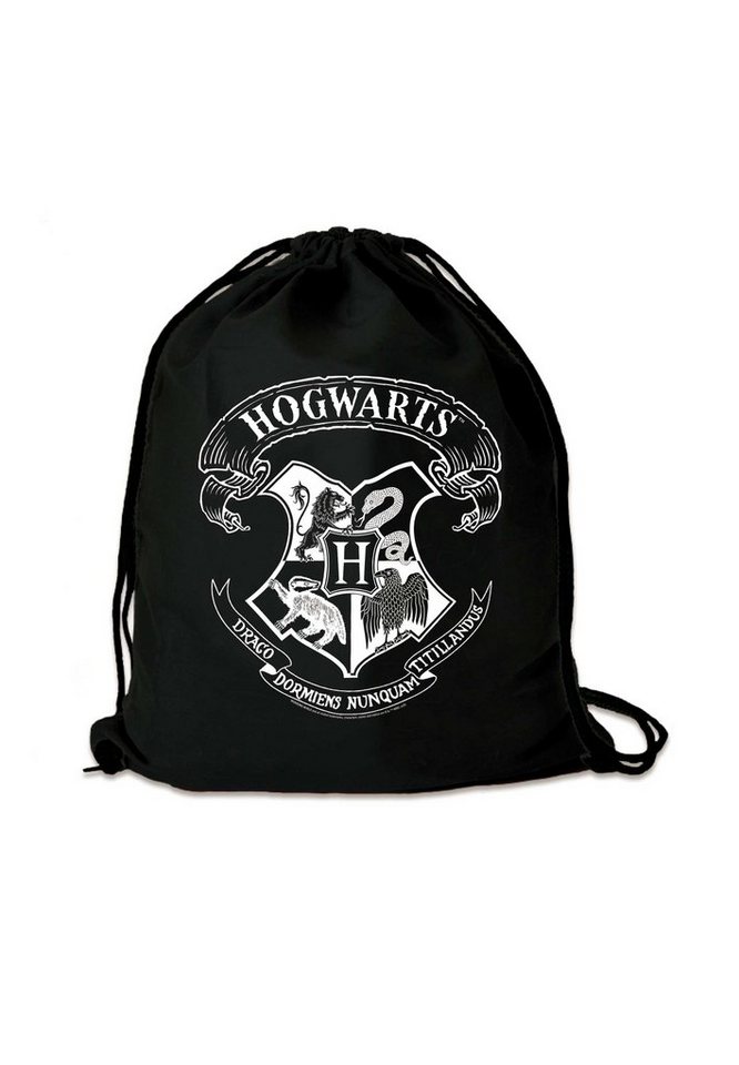 LOGOSHIRT Kulturbeutel Turnbeutel Harry Potter - Hogwarts, mit coolem Hogwarts-Motiv von LOGOSHIRT