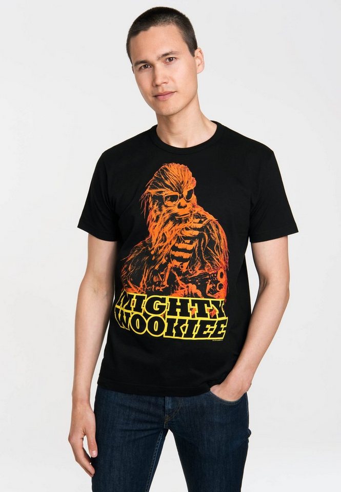 LOGOSHIRT T-Shirt A Star Wars Story mit Chewbacca-Print von LOGOSHIRT