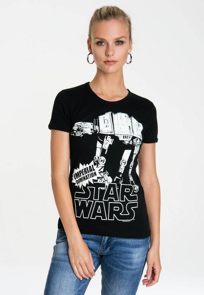 LOGOSHIRT T-Shirt AT-AT mit lizenziertem Originaldesign von LOGOSHIRT