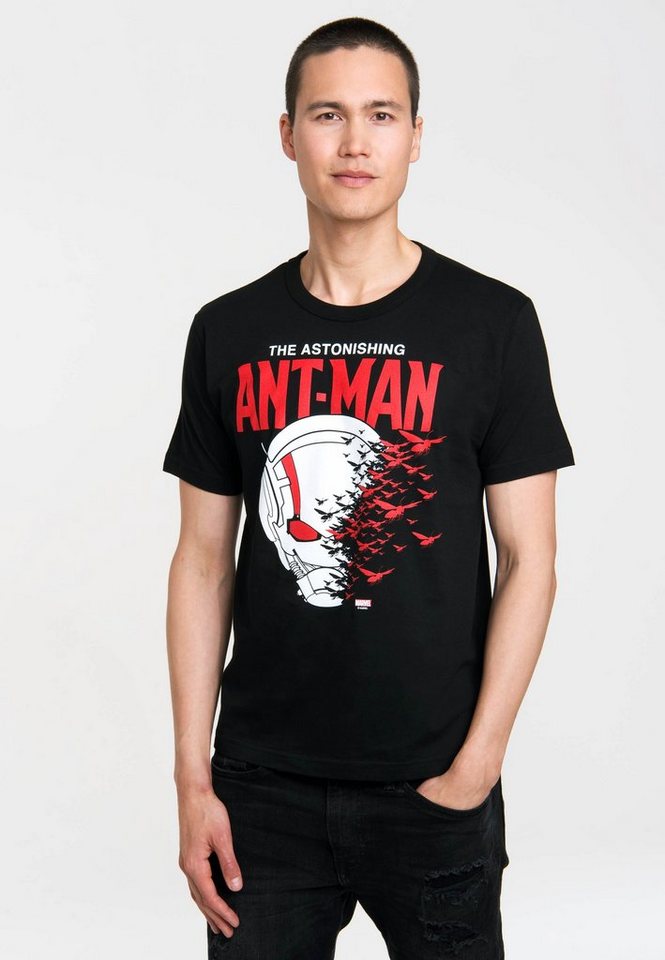 LOGOSHIRT T-Shirt Ant-Man - Marvel Comics mit großem Print von LOGOSHIRT