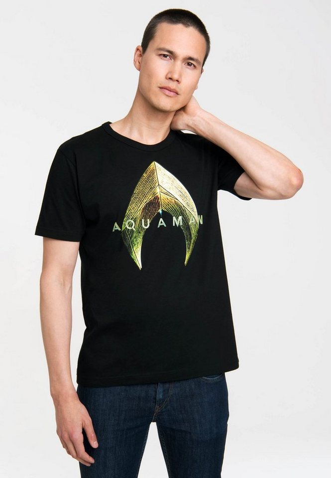 LOGOSHIRT T-Shirt Aquaman mit coolem Fan-Print von LOGOSHIRT