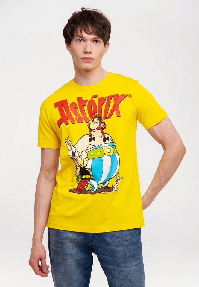 LOGOSHIRT T-Shirt Asterix - Asterix & Obelix mit Comic Print von LOGOSHIRT