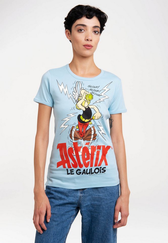 LOGOSHIRT T-Shirt Asterix – Magic Poison mit lizenzierten Originaldesign von LOGOSHIRT