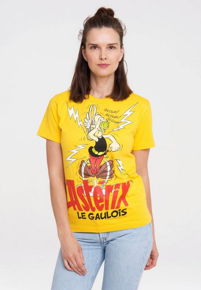 LOGOSHIRT T-Shirt Asterix der Gallier - Asterix mit lizenziertem Print von LOGOSHIRT