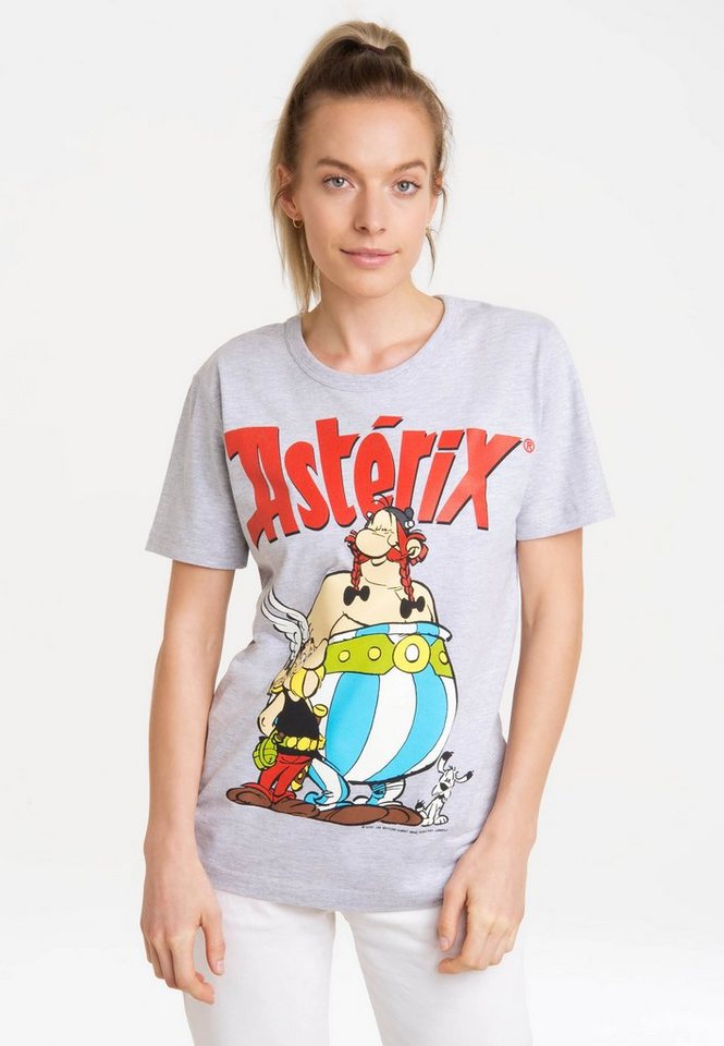 LOGOSHIRT T-Shirt Asterix der Gallier - Asterix & Obelix mit lizenziertem Print von LOGOSHIRT