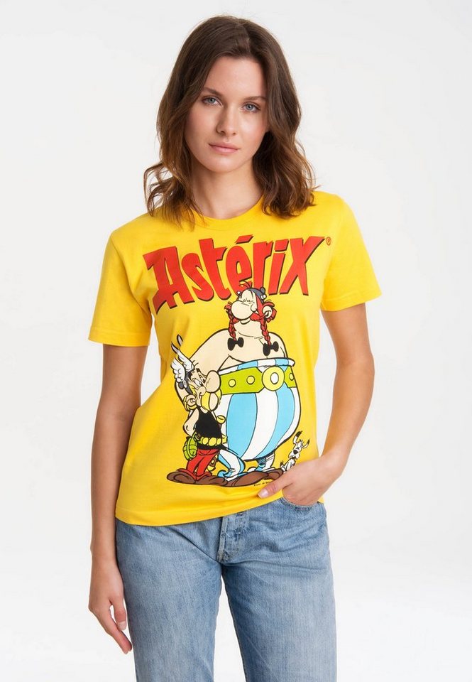 LOGOSHIRT T-Shirt Asterix der Gallier - Asterix & Obelix mit lizenziertem Print von LOGOSHIRT