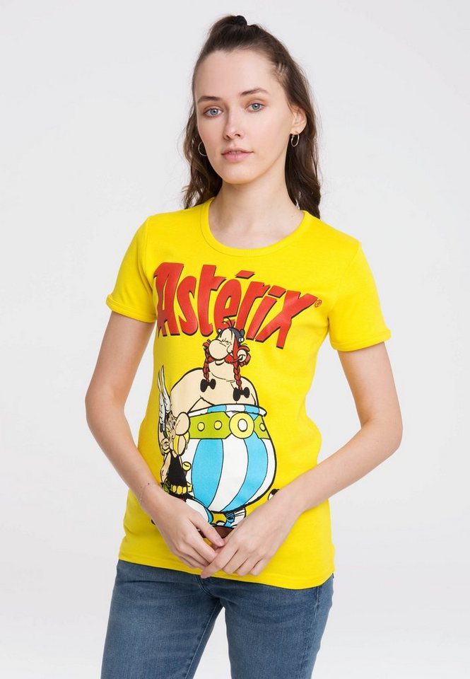 LOGOSHIRT T-Shirt Asterix der Gallier mit lizenziertem Originaldesign von LOGOSHIRT