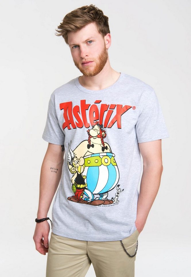 LOGOSHIRT T-Shirt Asterix & Obelix mit coolem Retro-Print von LOGOSHIRT