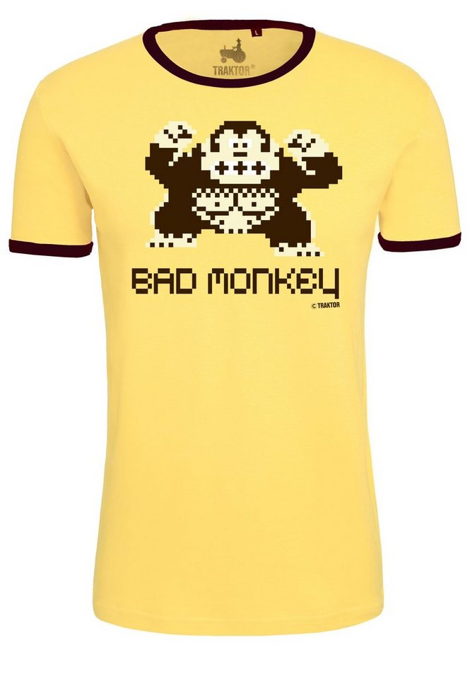 LOGOSHIRT T-Shirt Bad Monkey mit trendigem Gaming-Print von LOGOSHIRT