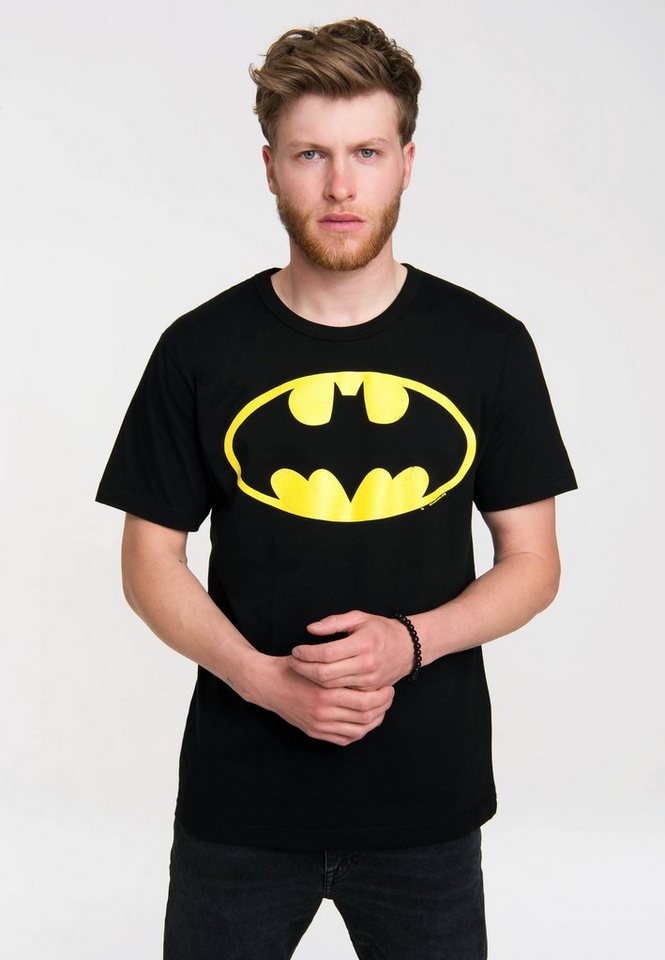 LOGOSHIRT T-Shirt Batman - Logo mit coolem Logo von LOGOSHIRT