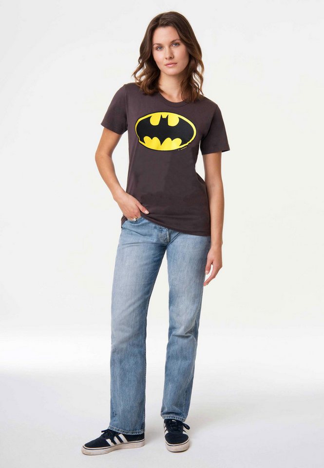 LOGOSHIRT T-Shirt Batman - Logo mit trendigem Print von LOGOSHIRT