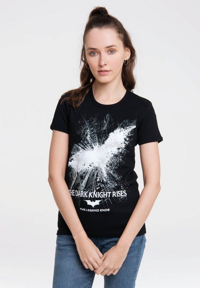 LOGOSHIRT T-Shirt Batman – The Dark Knight Rises mit lizenziertem Design von LOGOSHIRT