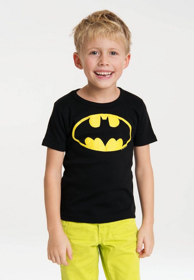 LOGOSHIRT T-Shirt Batman mit Superhelden Logo-Druck von LOGOSHIRT