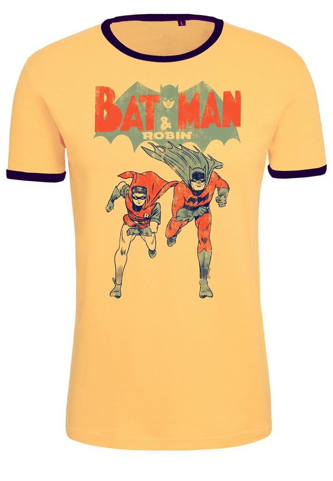 LOGOSHIRT T-Shirt Batman & Robin mit trendigem Superhelden-Print von LOGOSHIRT