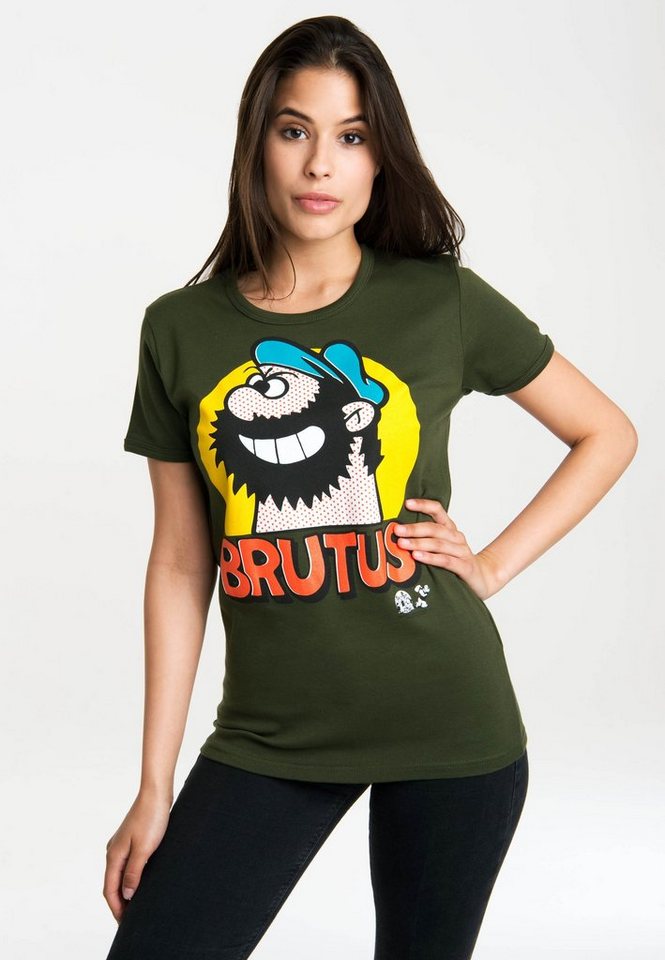 LOGOSHIRT T-Shirt Brutus - Pop Art mit lizenziertem Originaldesign von LOGOSHIRT