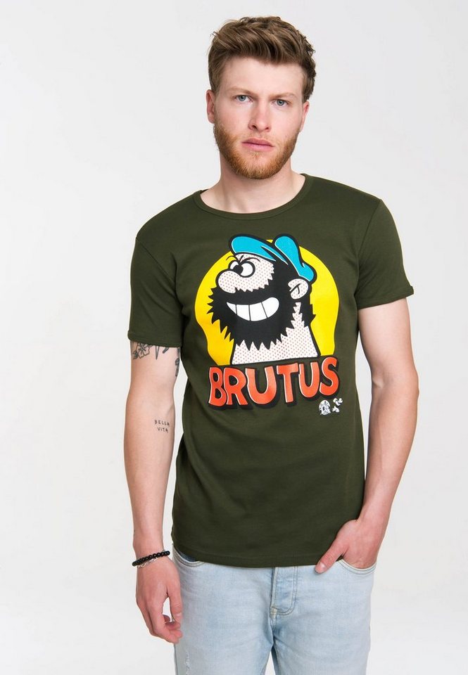 LOGOSHIRT T-Shirt Brutus mit lässigem Vintage-Print von LOGOSHIRT