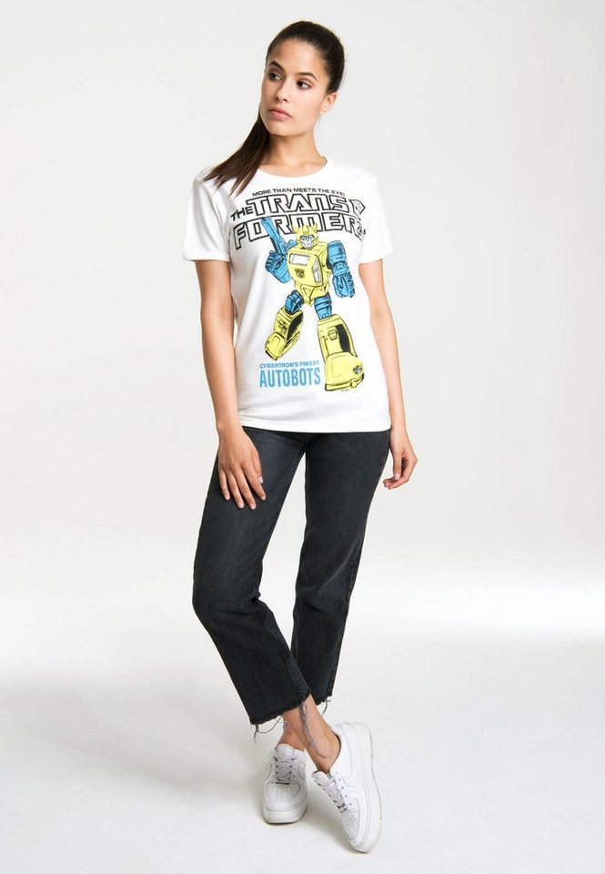 LOGOSHIRT T-Shirt Bumblebee - Autobots mit lizenzierten Originaldesign von LOGOSHIRT