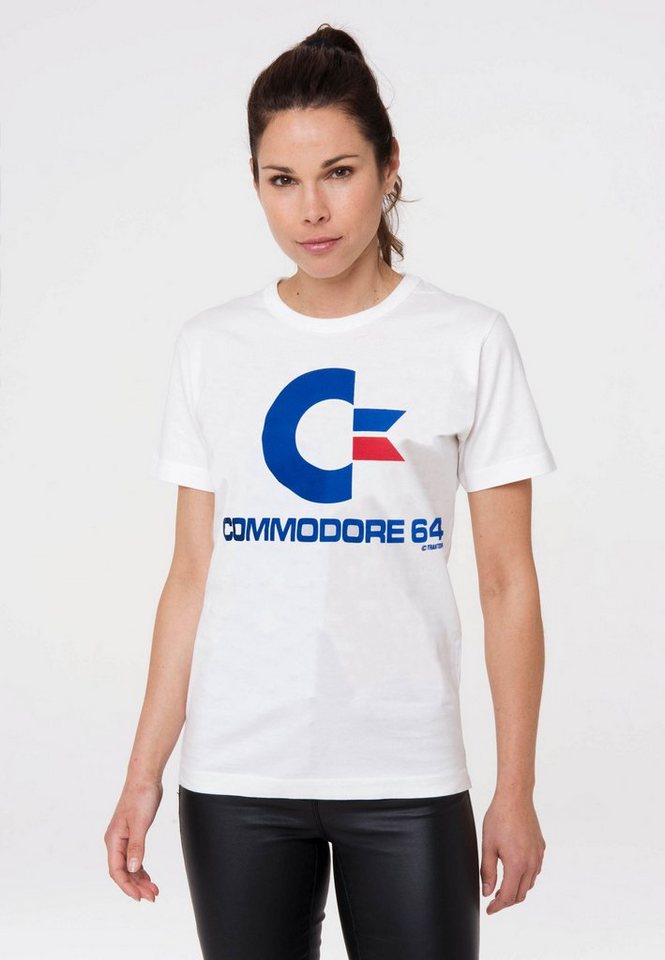 LOGOSHIRT T-Shirt Commodore mit Gaming-Print von LOGOSHIRT