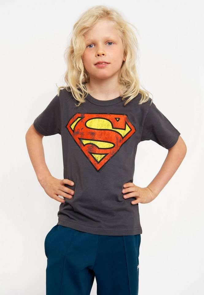 LOGOSHIRT T-Shirt DC Comics – Superman mit lizenziertem Print von LOGOSHIRT