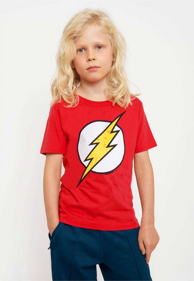LOGOSHIRT T-Shirt DC - Flash - Logo mit coolem Print von LOGOSHIRT