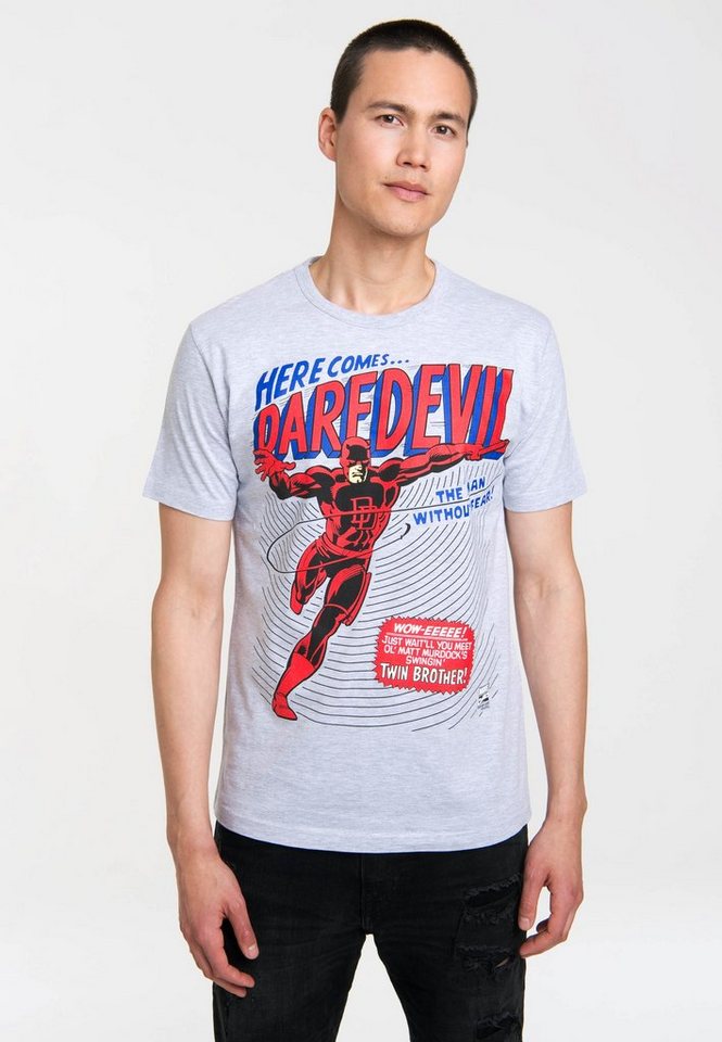 LOGOSHIRT T-Shirt Daredevil mit coolem Frontdruck von LOGOSHIRT