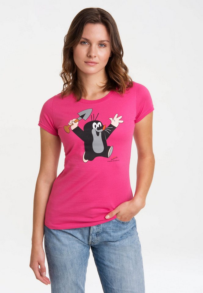LOGOSHIRT T-Shirt Der kleine Maulwurf mit lizenziertem Originaldesign von LOGOSHIRT