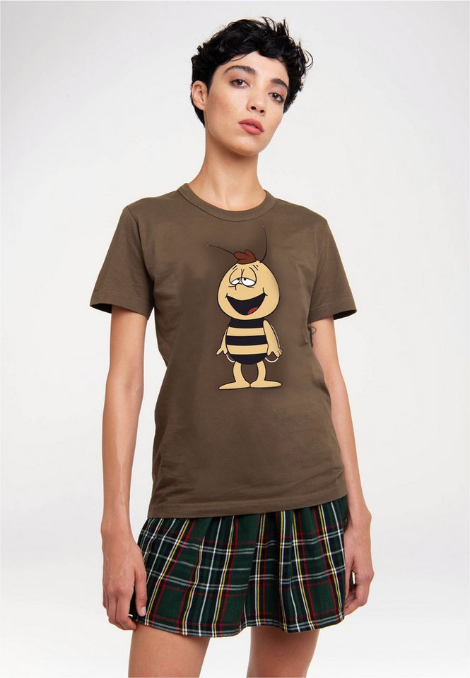 LOGOSHIRT T-Shirt Die Biene Maja - Willi mit coolem Print von LOGOSHIRT