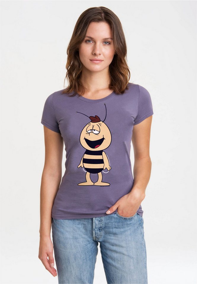 LOGOSHIRT T-Shirt Die Biene Maja - Willi mit coolem Print von LOGOSHIRT