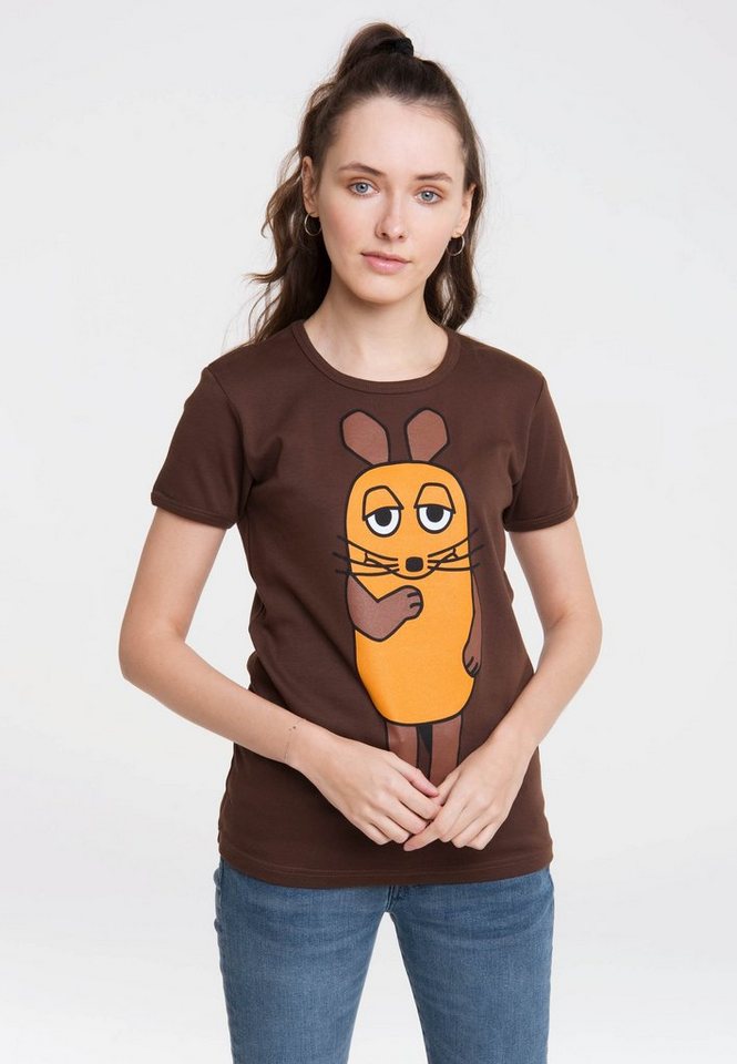LOGOSHIRT T-Shirt Die Sendung mit der Maus mit lizenziertem Design von LOGOSHIRT